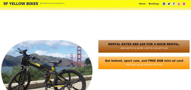 SF Yellow Bikes